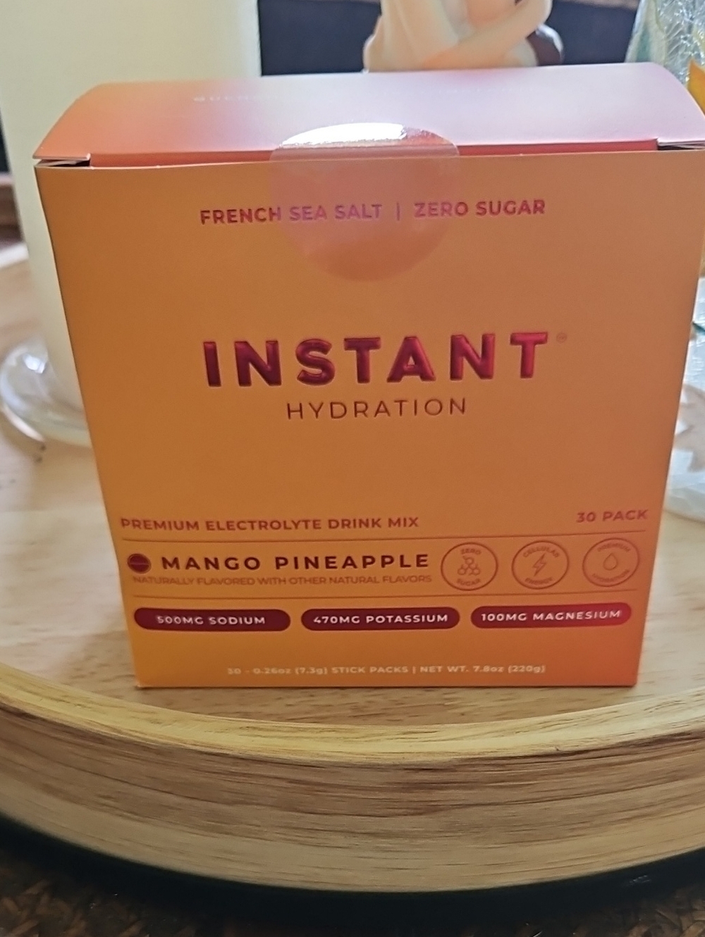 Instant Hydration Mango Pineapple Electrolyte Drink Mix